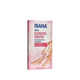 Isana 20 Adet Aloe Vera Özlü ve Üzüm Çekirdeği Yağlı Soğuk Ağda Bandı