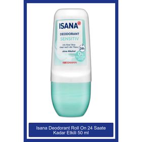 Isana 24 Saate Kadar Etkili 50 ml Deodorant Roll On