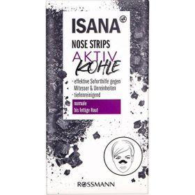 Isana 3'lü Normal ve Yağlı Ciltler İçin Aktif Kömür Gözenek Arındırıcı Burun Bandı