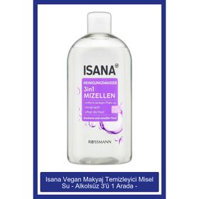 Isana 3'ü 1 Arada Kuru Hassas Ciltler 400 ml Misel Makyaj Temizleme Suyu