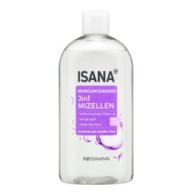 Isana 3'ü 1 Arada Kuru Hassas Ciltler 400 ml Misel Makyaj Temizleme Suyu