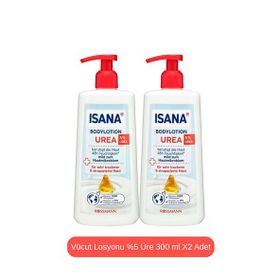 Isana %5 Üre 2x300 ml Vücut Losyonu