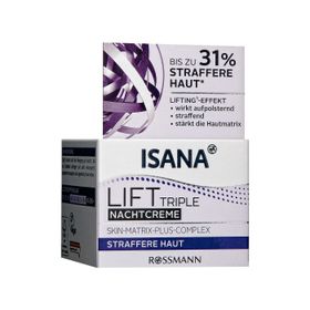 Isana 50 ml Besleyici ve Sıkılaştırıcı Etki Cilt Lift Triple Gece Kremi
