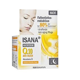 Isana 50 ml Q10 Kırışıklık Önleyici Gece Kremi