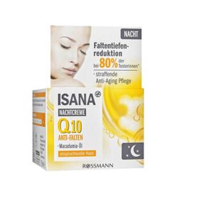 Isana 50 ml Q10 Kırışıklık Önleyici Gece Kremi