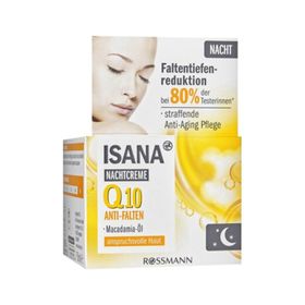 Isana 50 ml Q10 Kırışıklık Önleyici Gece Kremi