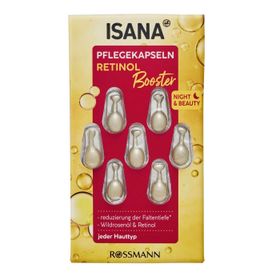 Isana Booster Night & Beauty 7x0.38 ml Retinol Kapsül Serum