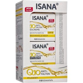Isana Cilt Q10 115 ml Kırışıklık Önleyici Gündüz-Gece Göz Kremi Bakım Seti