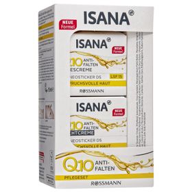 Isana Cilt Q10 115 ml Kırışıklık Önleyici Gündüz-Gece Göz Kremi Bakım Seti