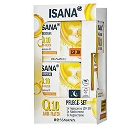 Isana Cilt Q10 115 ml Kırışıklık Önleyici Gündüz-Gece Göz Kremi Bakım Seti
