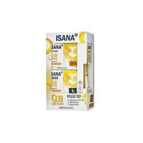 Isana Cilt Q10 115 ml Kırışıklık Önleyici Gündüz-Gece Göz Kremi Bakım Seti