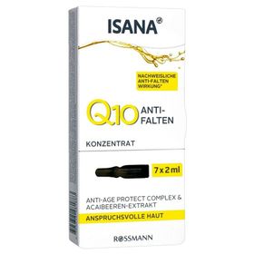 Isana Cilt Q10 Kırışıklık Önleyici 2x7 ml 14 ml Bakım Ampülleri