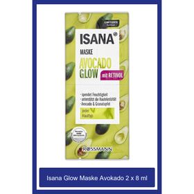 Isana Glow Avokado 2x8 ml Maske