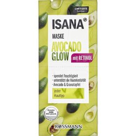 Isana Glow Avokado 2x8 ml Maske