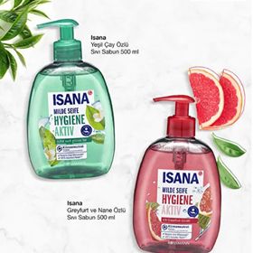 Isana Greyfurt ve Nane Özlü 500 ml Sıvı Sabun
