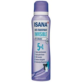 Isana Invisible İz Bırakmayan Özel Formül 48 Saate Kadar Etkili 150 ml Deodorant Sprey