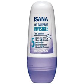 Isana İz Bırakmayan Özel Formül 48 Saate Kadar Etkili 50 ml Invisible Deodorant Roll On