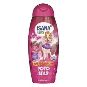 Isana Kids 3'ü 1 Arada Foto Star 300 ml Duş Jeli ve Şampuan