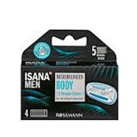 Isana Men 5 Bıçaklı 4'lü Yedek Tıraş Bıçağı