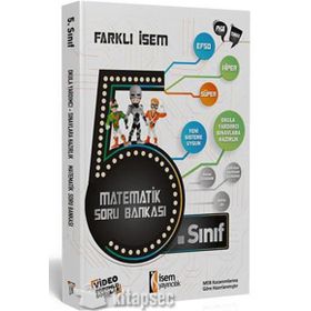 İsem 5. Sınıf Farklı İsem Matematik Soru Bankası