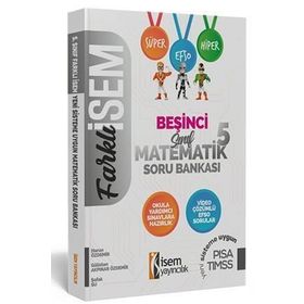 İsem 5. Sınıf Farklı İsem Matematik Soru Bankası