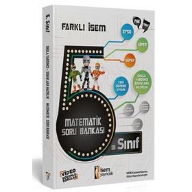İsem 5. Sınıf Farklı İsem Matematik Soru Bankası