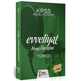İsem Yayıncılık 2020 Kpss Evveliyat Türkçe Konu Öğretimi