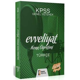 İsem Yayıncılık 2020 Kpss Evveliyat Türkçe Konu Öğretimi