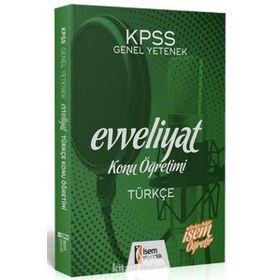 İsem Yayıncılık 2020 Kpss Evveliyat Türkçe Konu Öğretimi