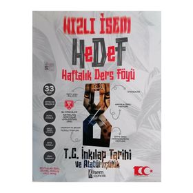 İsem Yayıncılık 2024 8. Sınıf Hızlı İsem İnkılap Tarihi ve Atatürkçülük Haftalık Ders Föyü