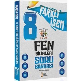 İsem Yayıncılık 2024 Farklı İsem 8. Sınıf Fen Bilimleri Soru Bankası