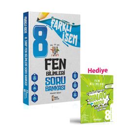 İsem Yayıncılık 2024 Farklı İsem 8. Sınıf Fen Bilimleri Soru Bankası