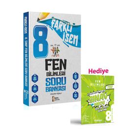 İsem Yayıncılık 2024 Farklı İsem 8. Sınıf Fen Bilimleri Soru Bankası