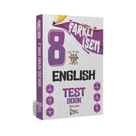 İsem Yayıncılık 2024 Farklı İsem 8. Sınıf İngilizce Soru Bankası