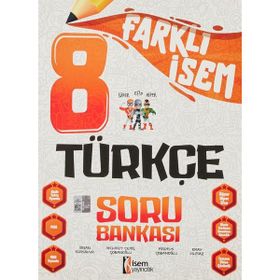 İsem Yayıncılık 2024 Farklı İsem 8. Sınıf Türkçe Soru Bankası