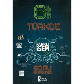 İsem Yayıncılık 8. Sınıf Farklı İsem Türkçe Soru Bankası