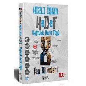 İsem Yayıncılık 8. Sınıf Hızlı İsem Fen Bilimleri Hedef Haftalık Ders Föyü