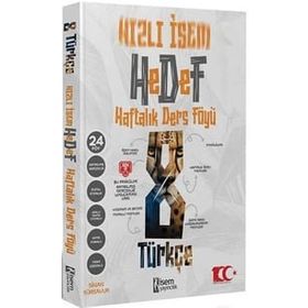 İsem Yayıncılık 8. Sınıf Hızlı İsem Türkçe Hedef Haftalık Ders Föyü