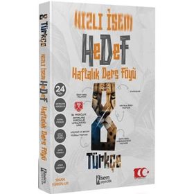 İsem Yayıncılık 8. Sınıf Hızlı İsem Türkçe Hedef Haftalık Ders Föyü