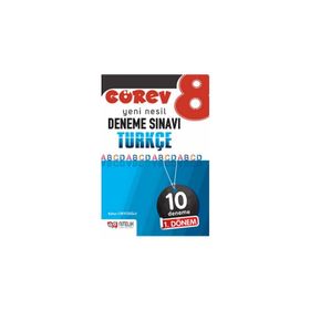 İsem Yayıncılık LGS Farklı İsem 8. Sınıf 1. Dönem Türkçe 10 Branş Deneme