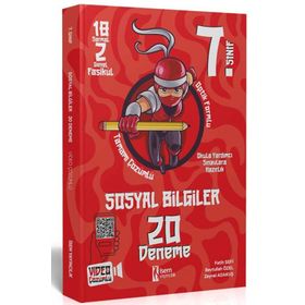 Isem Yayınları - 2023 7. Sınıf 20'li Sosyal Bilgiler Deneme