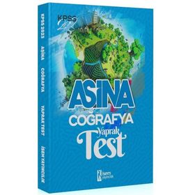İsem Yayınları 2023 KPSS Aşina Lisans Coğrafya Yaprak Test