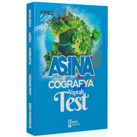 İsem Yayınları 2023 KPSS Aşina Lisans Coğrafya Yaprak Test