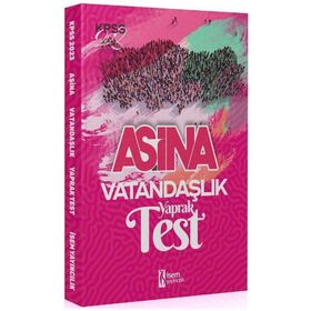 İsem Yayınları 2023 KPSS Aşina Lisans Vatandaşlık Yaprak Test