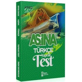 İsem Yayınları 2023 KPSS Aşina Türkçe Yaprak Test