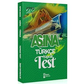 İsem Yayınları 2023 KPSS Aşina Türkçe Yaprak Test