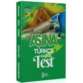 İsem Yayınları 2023 KPSS Aşina Türkçe Yaprak Test