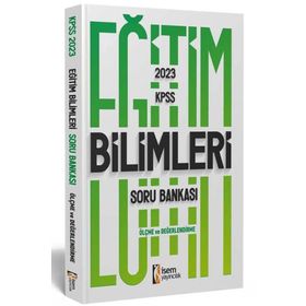 İsem Yayınları 2023 KPSS Eğitim Bilimleri Ölçme ve Değerlendirme Soru Bankası