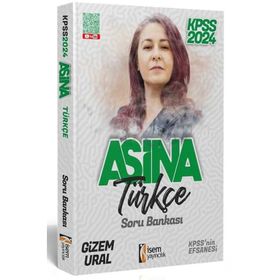 İsem Yayınları - 2024 Aşina KPSS Türkçe Tamamı Video Çözümlü Soru Bankası