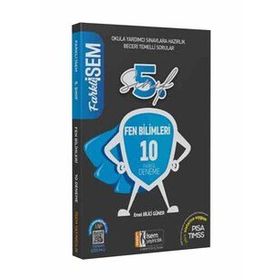 İsem Yayınları 5. Sınıf 10'lu Fen Bilimleri Deneme 2022